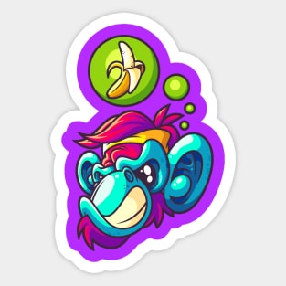 Monkey Business - Wild Sticker